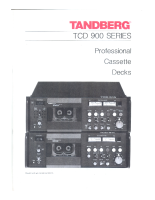 Tandberg TCD-911 - Brochure